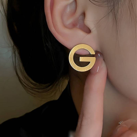 Fashion Statement G Stud Earrings