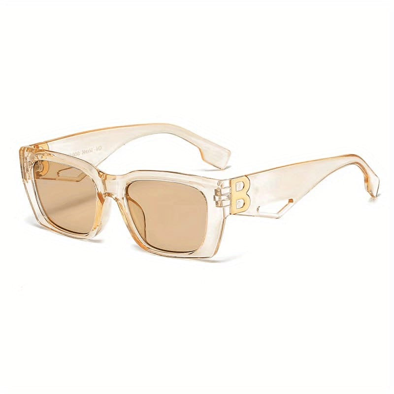 Casual B Lettered Square Sunglasses