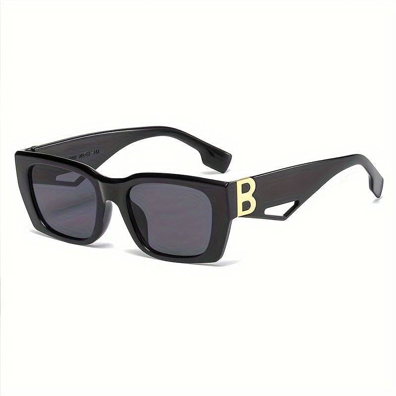 Casual B Lettered Square Sunglasses